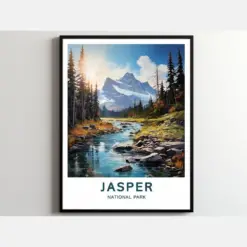 Jasper Travel Print Wall Art Jasper Wall Hanging Home Decor Jasper Gift Art Lovers National Park Art Poster