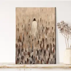 Jesus Feeds The 5000 Canvas Art 5 Loaves Of Bread 2 Fish Bible Wall Art Christian Faith Christian Art Home Decor Jesus Painting Art