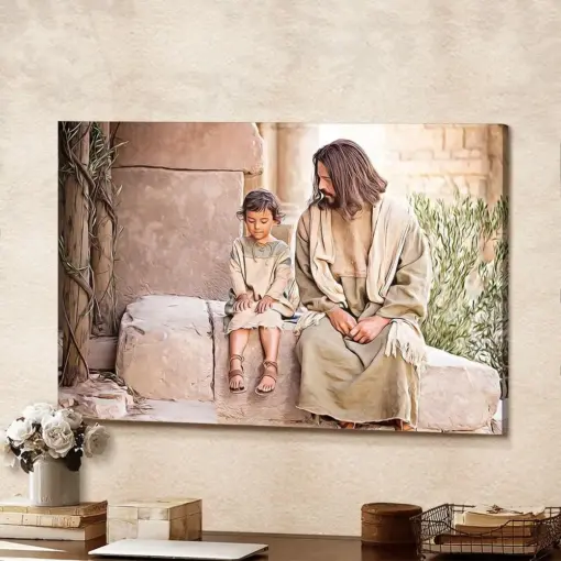 Jesus Poster / Jesus Canvas / Bible Verse Canvas Wall Art / Jesus Canvas Painting / Jesus Canvas Art / Christian Gift / God Canvas Poster