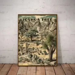 Joshua Tree Print I Joshua Tree National Park I Joshua Tree Poster I Joshua Tree Wall Art I Joshua Tree Decor I Mid Century