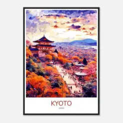 Journey Kyoto Wall Art Tranquil Gardens And Shrines Print Japanese Decor For Peaceful Home Perfect Gift For Travel Lovers