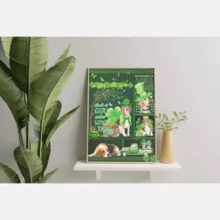 Just A Girl Who Loves Dog, St Patrick Day Beagle Dog