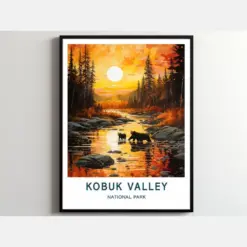 Kabuki Valley Travel Print Wall Art Kabuki Valley Wall Hanging Home Decor Kabuki Valley Gift Art Lovers National Park Art Poster