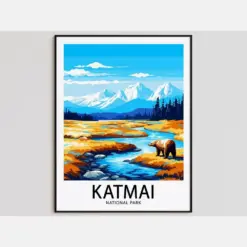 Karma Travel Poster Karma Print National Park Art Print Karma Gift Karma Wall Art Karma Artwork National Park Decor