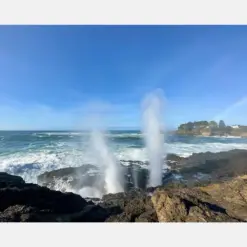 King Tides At Depot Bay Oregon Coast