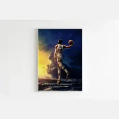 Kobe Bryant Canvas On Painting Mamba Mentality Canvas Print Basketball Wall Art Sport Motivational Poster Gifts Wall Art Decoration