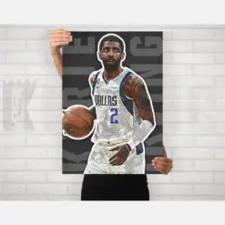 Kyrie Irving Print Dallas Mavericks Art Watercolor Basketball Painting Sports Art Office Man Cave Bedroom