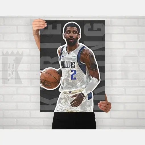 Kyrie Irving Print Dallas Mavericks Art Watercolor Basketball Painting Sports Art Office Man Cave Bedroom