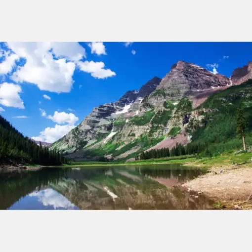 Landscape Photography Print | Crater Lake Maroon Bells Aspen Colorado