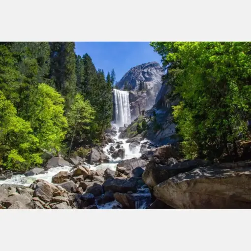 Landscape Photography Print | Yosemite National Park Vernal Falls