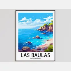 Las Balls Travel Poster Las Balls Print National Park Art Print Las Balls Gift Las Balls Wall Art Las Balls Artwork National Park Decor