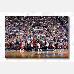 Last Shot Canvas Michael Jordan Jordan Last Shot Wallpaper Gift For Basketball Lover Fantastic Sport Poster 5.2 Seconds Left