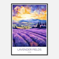 Lavender Fields France Purple Hues & Perfumed Breezes Lavender Fields Wall Art France