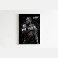 Lebron James Canvas | Lebron James Leading Scorer | Lebron Professional Basketball James Poster Gift