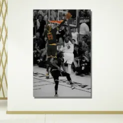 Lebron James Canvas Wall Art Lebron James Poster Nba Poster La Lakers Canvas Basketball Poster Lebron James Print Art Sports Canvas