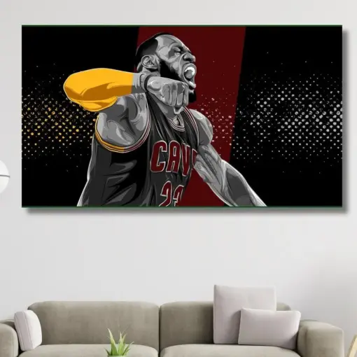 Lebron James Poster Be Legend Lebron James Canvas Wall Art Basketball James Wall Art Lebron James Poster Ready To Hang