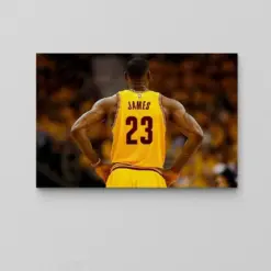 Lebron James Poster / King Of Basketball Print Art / All Time Leading Scorer / Los Angeles Lakers / Nba Canvas Art / Trend Wall Decor / La