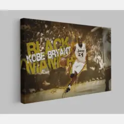 Legendary Kobe Bryant Artwork Basketball Wall Art Print Posters Premium Large Framed Wall Decor Rolled Or Ready To Hang