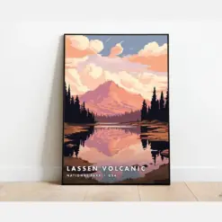 Lessen Volcanic National Park Art Print | Nature Wall Decor | Scenic Landscape | Outdoor Enthusiast Gift | Gift | Print Gift