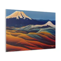 Lessen Volcanic National Park Landscape Canvas Contemporary Painting Canvas Wall Art Modern Canvas Art Artwork For Living Room Mo