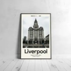 Liverpool Poster - Oil Painting Technique | United Kingdom Wall Art | & Printed Travel Prints | Animalistic Home Decor