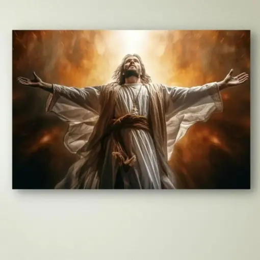 Lord Jesus Canvas Wall Art Jesus Christ Wall Art Jesus Christ Poster Christian Wall Art Christian Wall Decor Ready To Hang