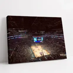 Los Angeles Lakers Canvas | Staples Center Wall Art | Nba Stadium Poster | Basketball Home Decor | Sport Painting | Home & Office Wall Art