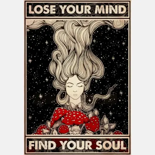 Lose Your Mind Find Your Soul Vintage Hippie Girl