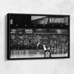 Luka Sonic Buzzer Beater Is Clippers Poster Dallas Mavericks Basketball Hand Made Posters Canvas Print Wall Art Home Decor