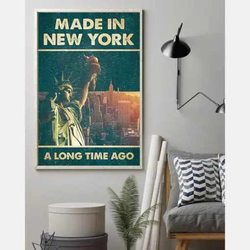 Made In New York A Long Time Ago Canvas Prints Vintage Wall Art Gifts Vintage Home Wall Decor Canvas