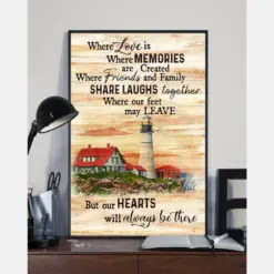 Maine Canvas Prints Where Our Hearts Will Always Be There Vintage Wall Art Gifts Vintage Home Wall Decor Canvas