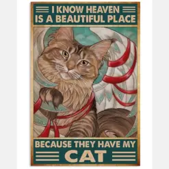 Maine Coon Cat Heaven Poster
