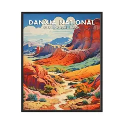 Mania National Park Poster Art Print Retro National Park Gifts