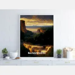 Mesa Verde National Park Poster I United States Parks Collection 2023