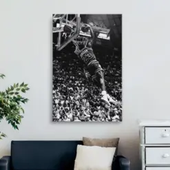 Michael Jordan Canvas Michael Jordan Poster Print Michael Jordan Canvas Wall Art Michael Jordan Basketball Canvas Ready To Hang