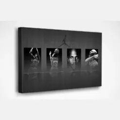 Michael Jordan Canvas Wall Art Michael Jordan Collage Poster Print Michael Jordan Canvas Michael Jordan Basketball Canvas Ready To Hang