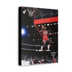 Michael Jordan Dunk Poster Wall Art Basketball Poster