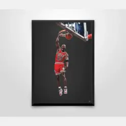 Michael Jordan Dunk Posters Basketball Poster Basketball Artwork Nba Print Wall Poster Sport Poster Gift For Him Gift For Boyfriend