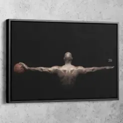 Michael Jordan Poster Drinkable Poster Slam Dunk Basketball Canvas Wall Art