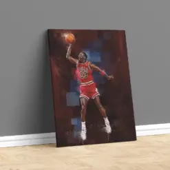 Michael Jordan Poster Michael Jordan Shot Canvas Basketball Canvas Basketball Wall Art Framed Michael Jordan Signature Canvas Poster