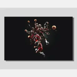 Michael Jordan Poster Michael Jordan Wall Art Print Air Jordan Poster Jordan Fan Gift Chicago Bulls Poster Jordan Basketball Poster