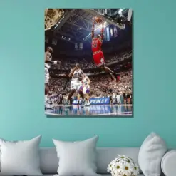 Michael Jordan Ready To Hang Canvas Michael Jordan Wall Art Basketball Canvas Michael Jordan Poster Basketball Wall Art