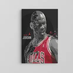 Michael Jordan Wall Art / Basketball Canvas / Motivational Poster / Chicago Bulls Print / Large Wall Art / Oversize Framed Wall Art / Kid