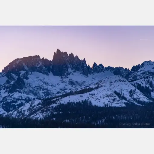 Minarets Sunset Print