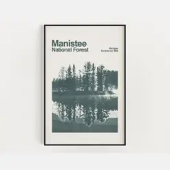 Minister National Forest Poster - Minimalist Wall Art