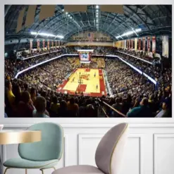 Minnesota Golden Gophers Canvas Basketball Stadium Poster Williams Arena Stadium Canvas Wall Art Gift Caa Basketball Caa Stadium Poster