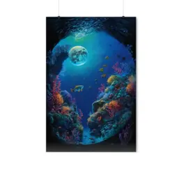 Moon Light Magic Hawaii Print Maui Hawaii Art Hawaii Beach Ocean Scene Tropical Prints Hawaii Poster Beach Prints Ocean Art