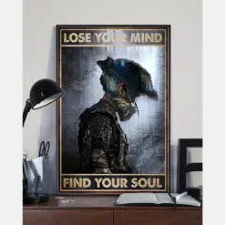 Mountain Cycling Poster Lose Your Mind Find Your Soul Vintage Room Home Decor Wall Art Gifts Idea