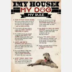 My House My Dog My Rule Irish Wolfhound