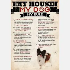 My House My Dog My Rule Papillon